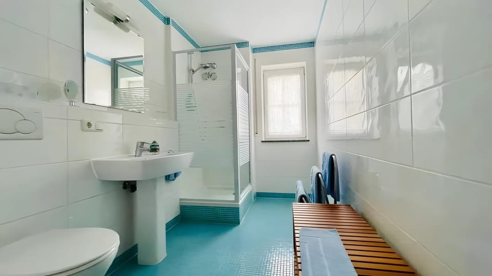 Bathroom, Living room