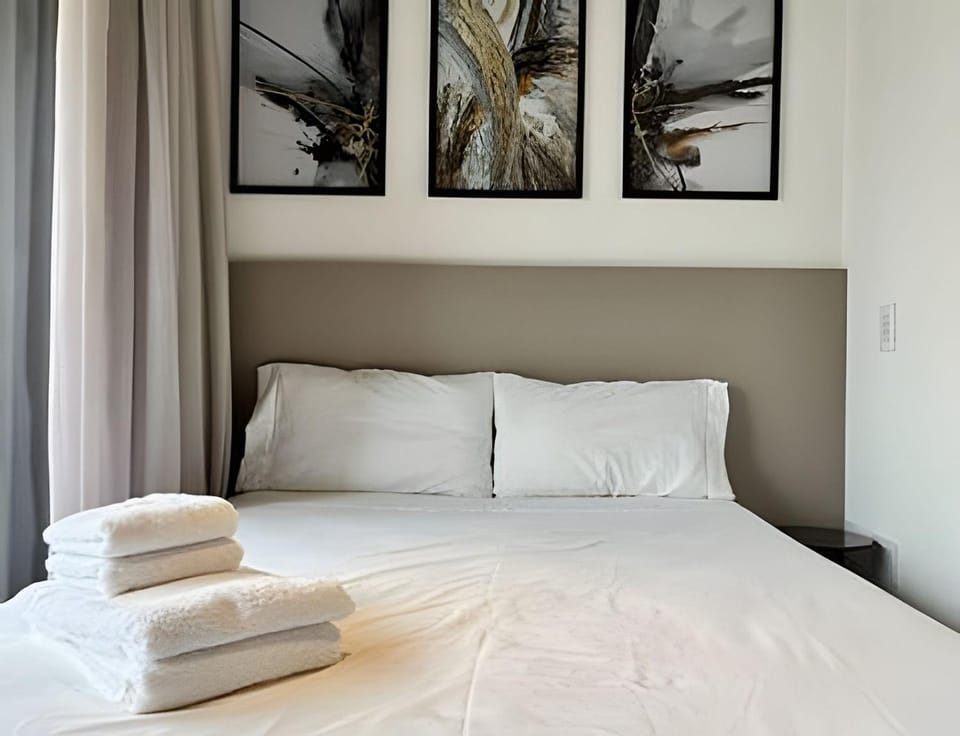 Studio com academia, rooftop e coworking(1216) Apartment in Sao Paulo City