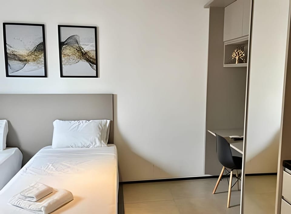 Studio com academia, rooftop e coworking(1218) Apartment in Sao Paulo City