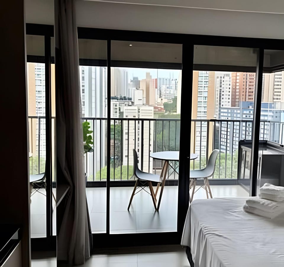 Studio com academia, rooftop e coworking(1219) Apartment in Sao Paulo City