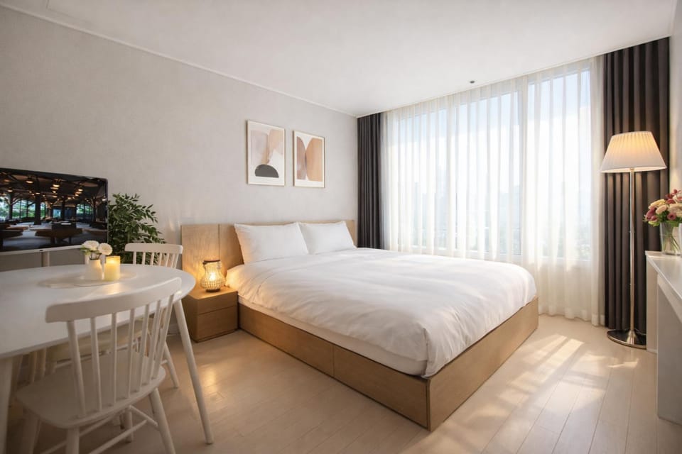 Bed, TV and multimedia, Photo of the whole room, Seating area, Dining area, Bedroom
