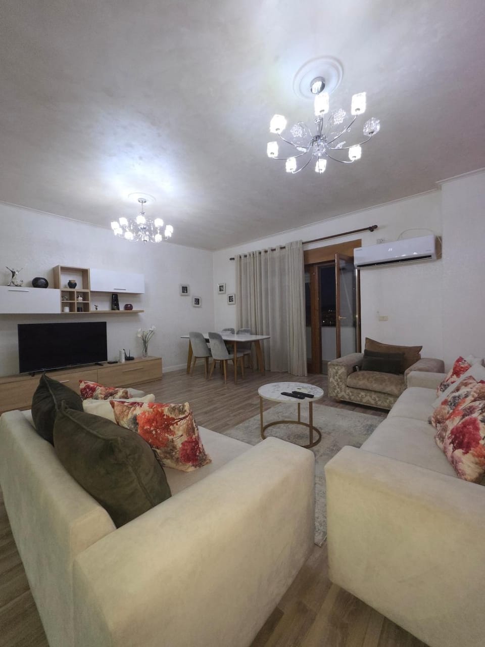 Panoramic 3 BDR Penthouse in Skanderbeg Square Apartment in Tirana