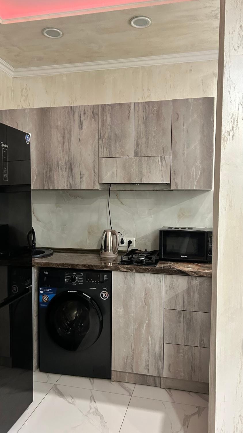 microwave, washing machine