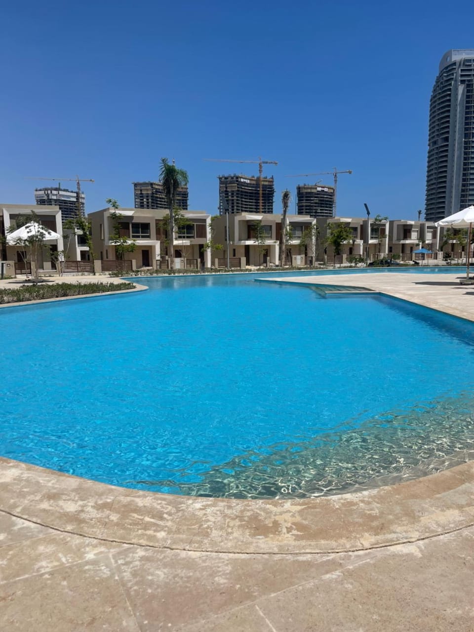 Luxury 1BR in Palm Hills Lagoon View Apartment in Egypt