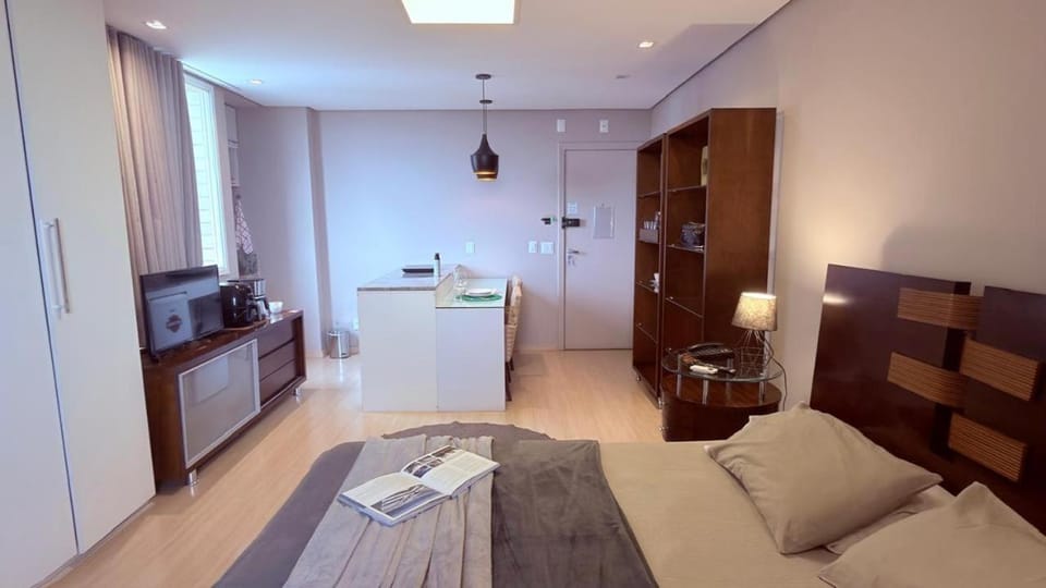 Studio com Vista Espetacular, Ar e Wi-Fi ,Localização Excepcional Apartment in Belo Horizonte