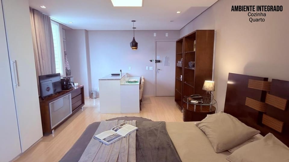 Studio com Vista Espetacular, Ar e Wi-Fi ,Localização Excepcional Apartment in Belo Horizonte