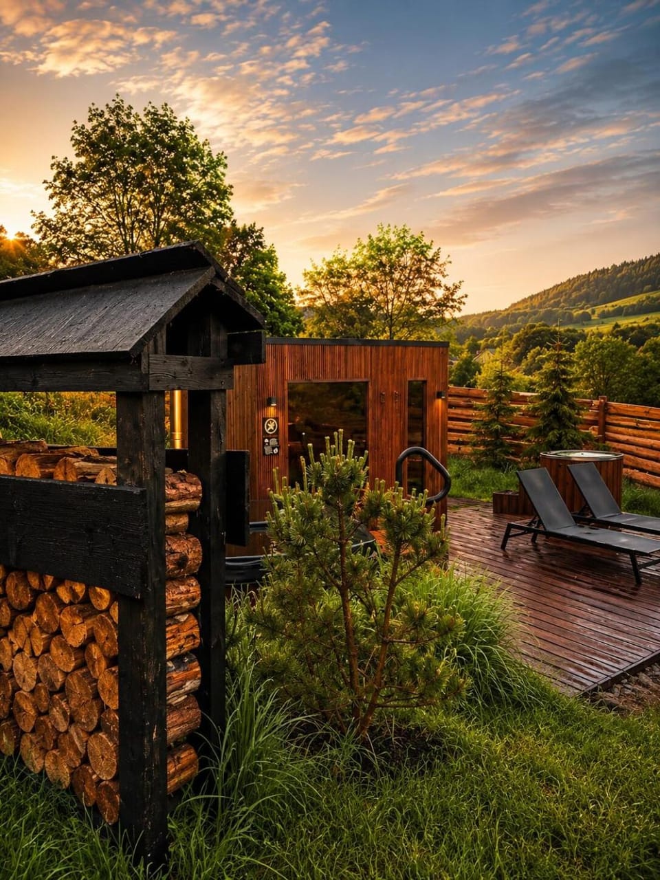 Hot Tub, Sauna, Balcony/Terrace, Spa and wellness centre/facilities