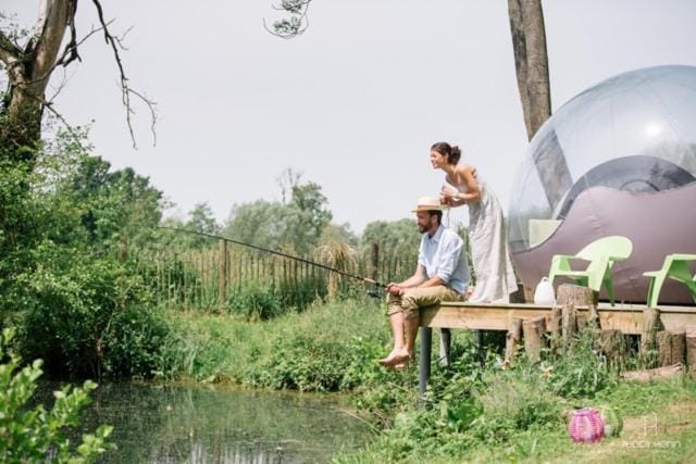 Day, People, Natural landscape, Garden view, River view