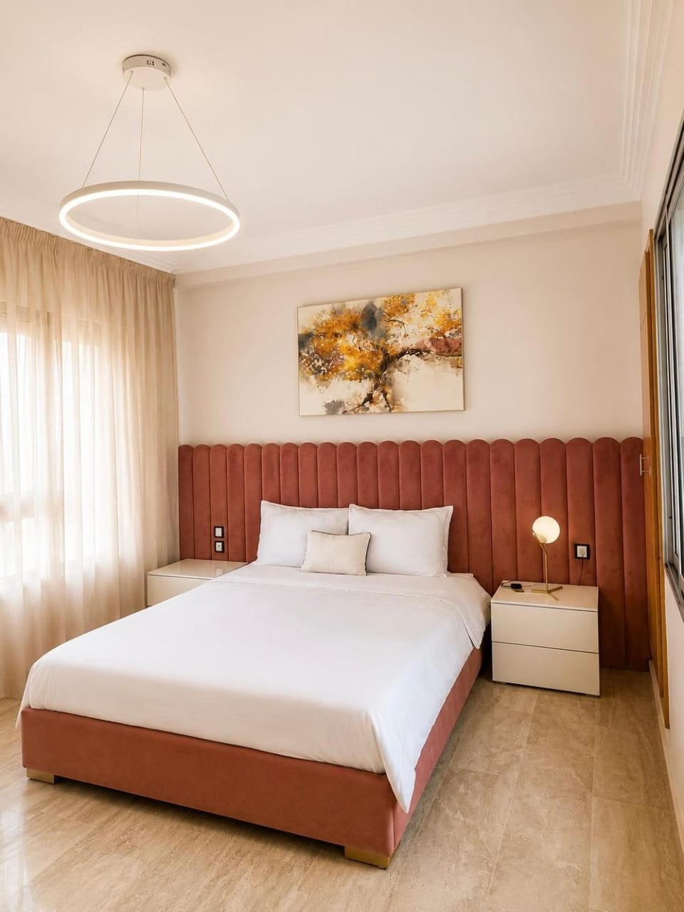 Appartement moderne et confortable au cœur de Rabat 2 chambres Wi-Fi Apartment in Rabat
