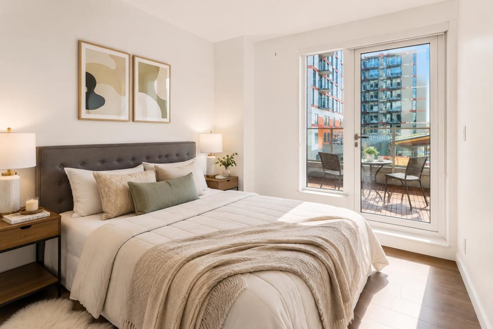 View (from property/room), Balcony/Terrace, Bedroom