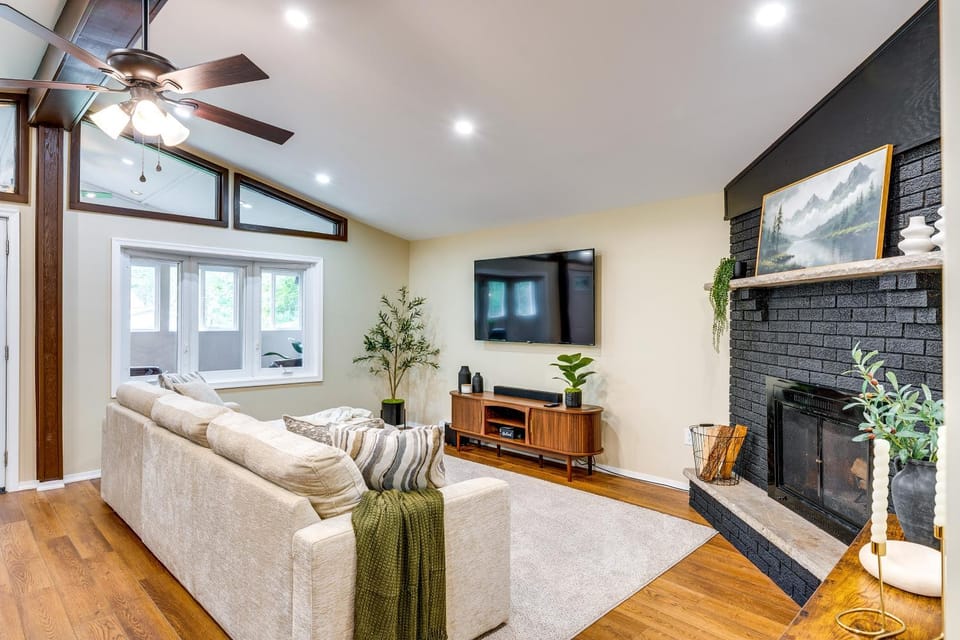 Poconos Family Retreat w/ Fire Pit & Sunroom! House in Coolbaugh Township