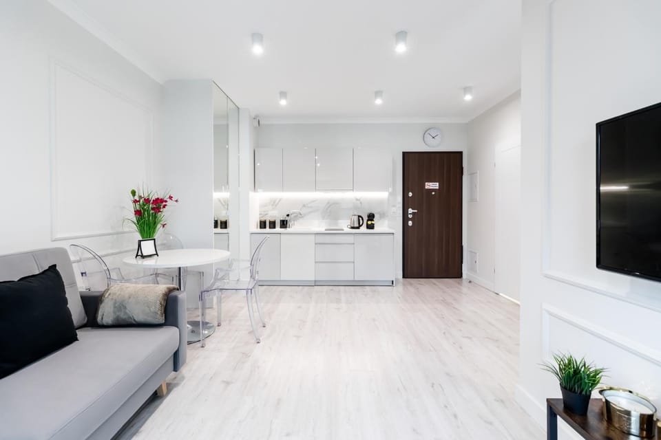 Kitchen or kitchenette, Living room, Seating area, Dining area, minibar, pet friendly, stove