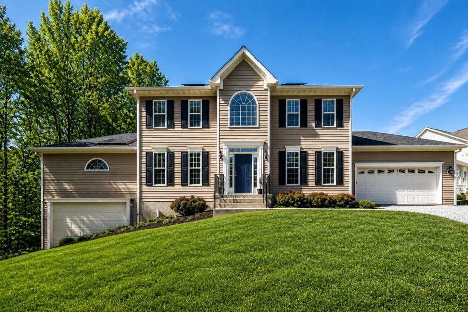 Property building, Day, Garden, Garden view