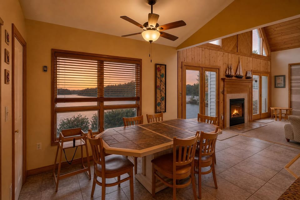 Living room, Seating area, Dining area