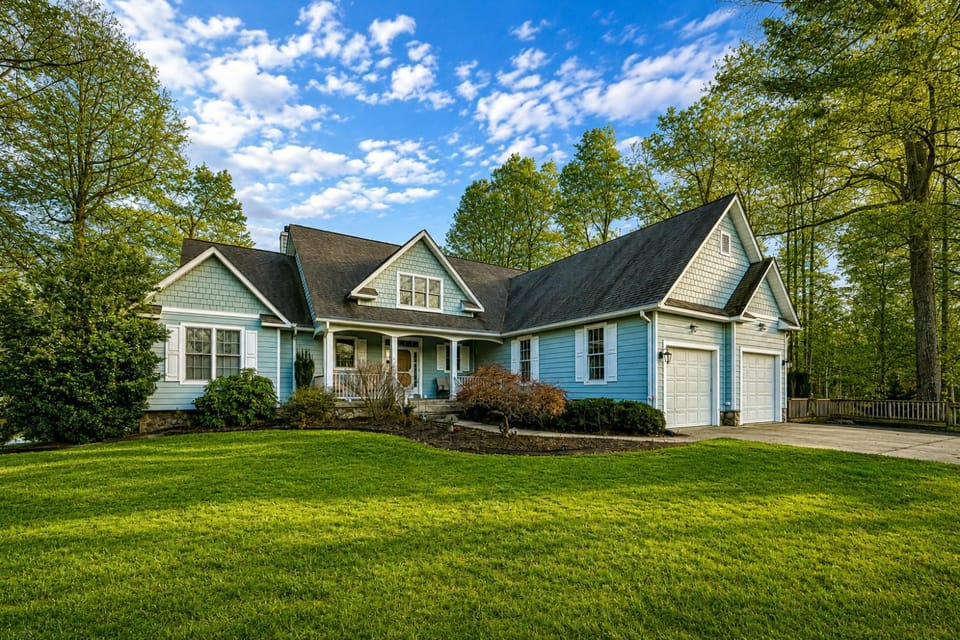 Property building, Day, Garden view