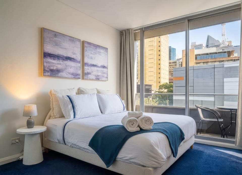 Bed, Balcony/Terrace, Bedroom, wardrobe