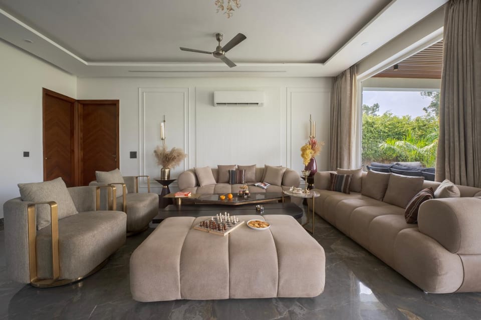Living room, air conditioner