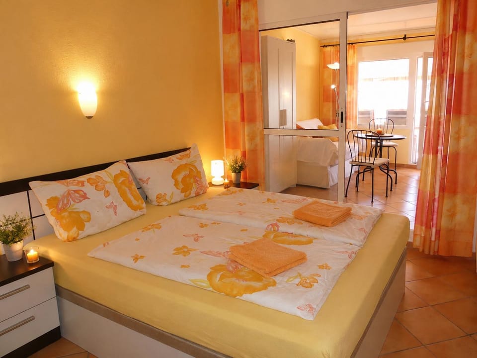 Property building, Living room, Bedroom