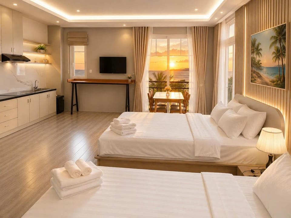 Bed, Kitchen or kitchenette, Photo of the whole room, Bedroom