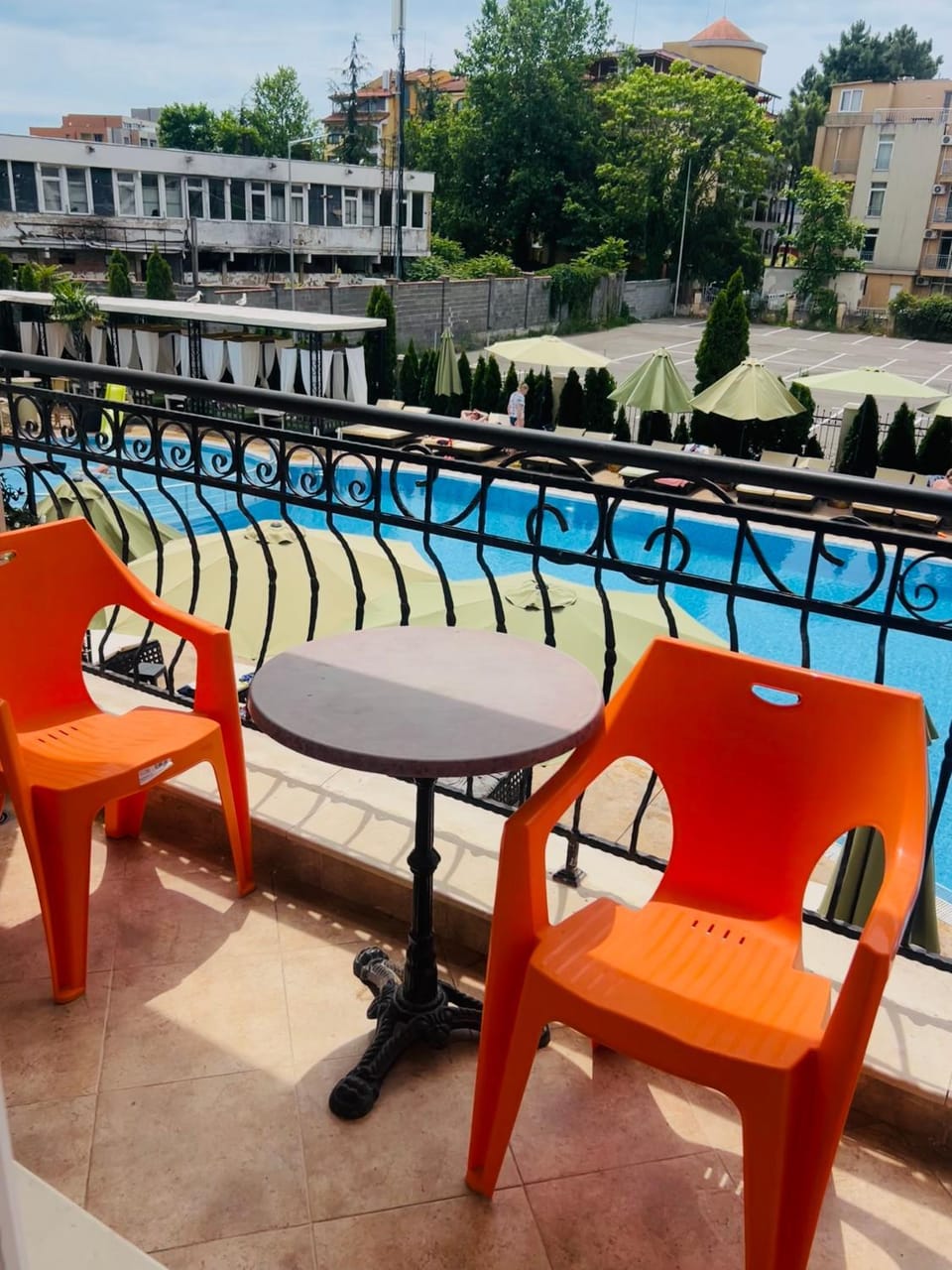 Balcony/Terrace, Pool view
