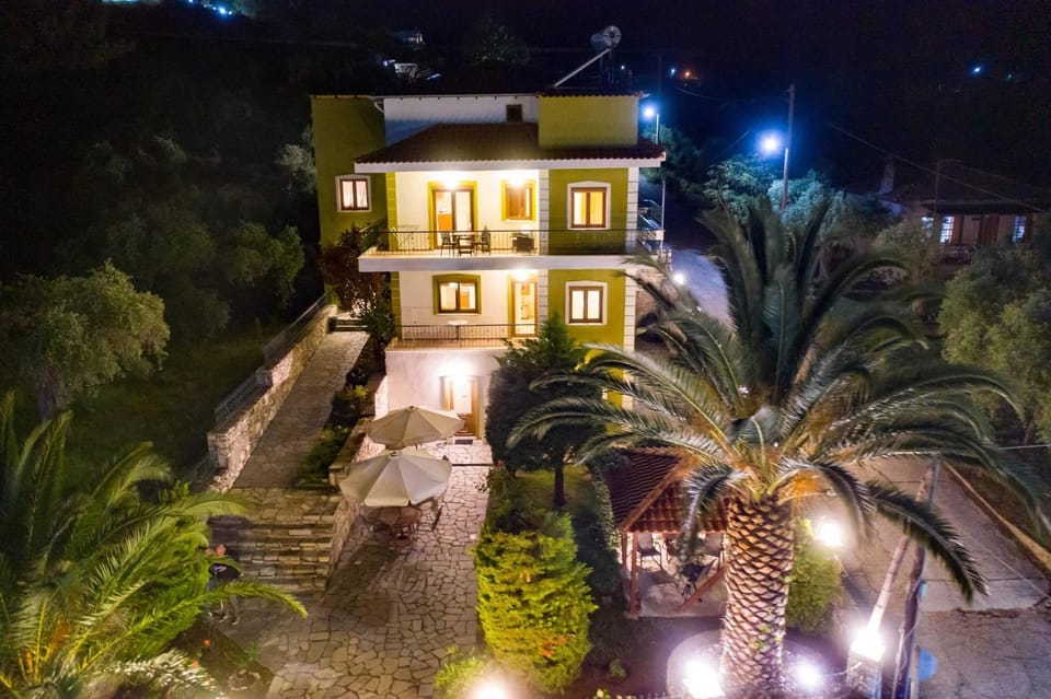 Property building, Living room, Swimming pool