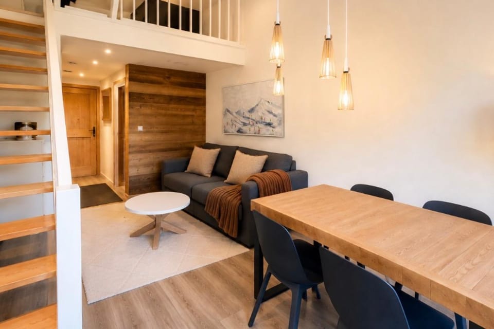 Appt in Mont Blanc view and parking Apartment in Chamonix
