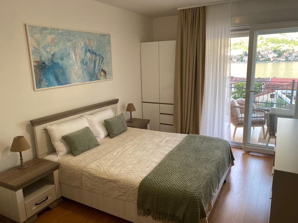 Kotor Bay View Residence with Pool Apartment in Muo