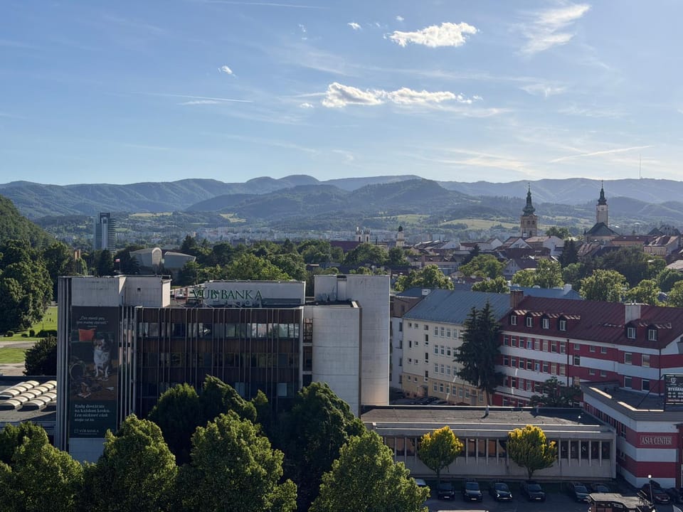 Day, Bird's eye view, City view, Mountain view