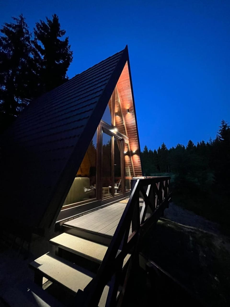 A-Frame Tadić Tara House in Zlatibor District, Serbia