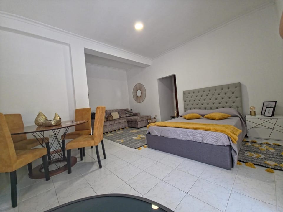 Property building, Living room, Bedroom