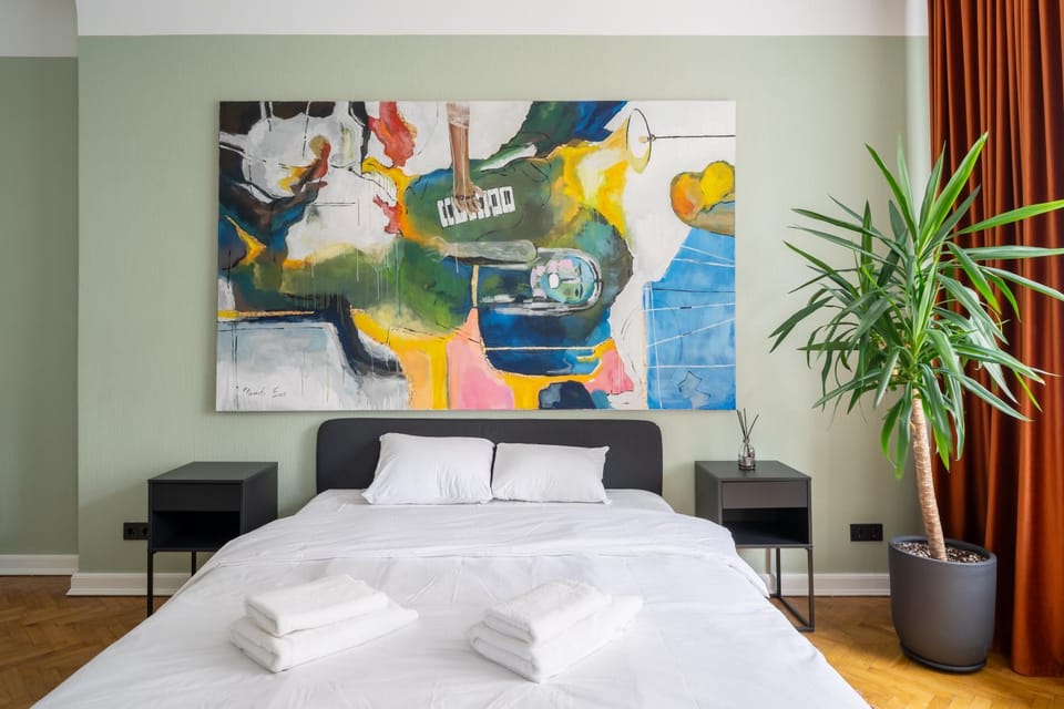 Bed, Decorative detail, Bedroom