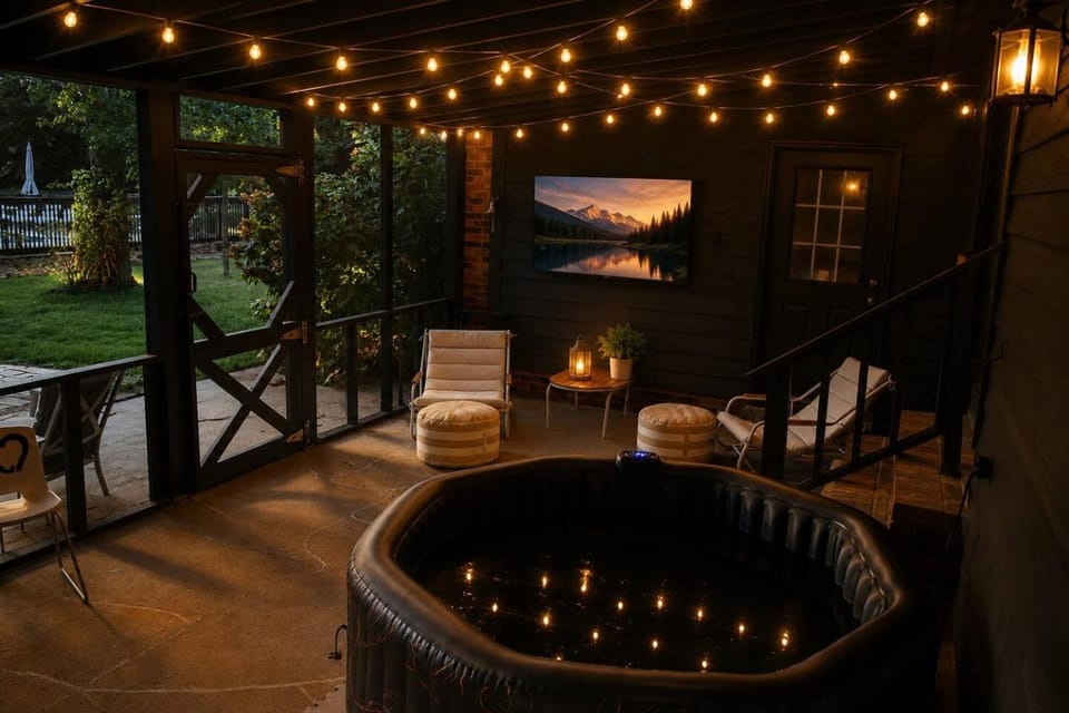 Rocket City Retreat with Pool, Hot Tub, Pets Welcome, and 2 acres House in Huntsville
