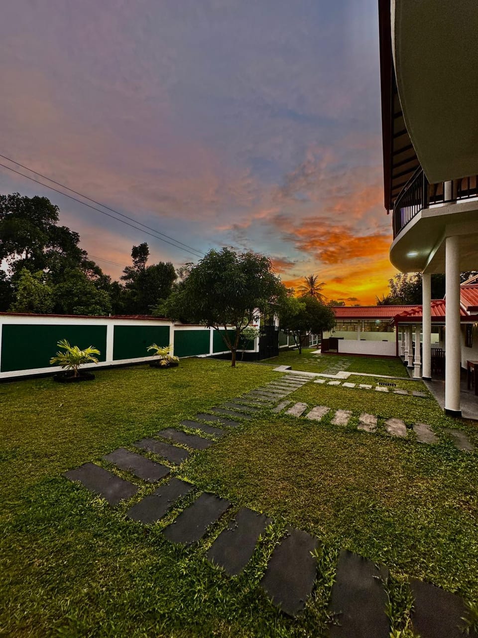 Garden view, Sunrise
