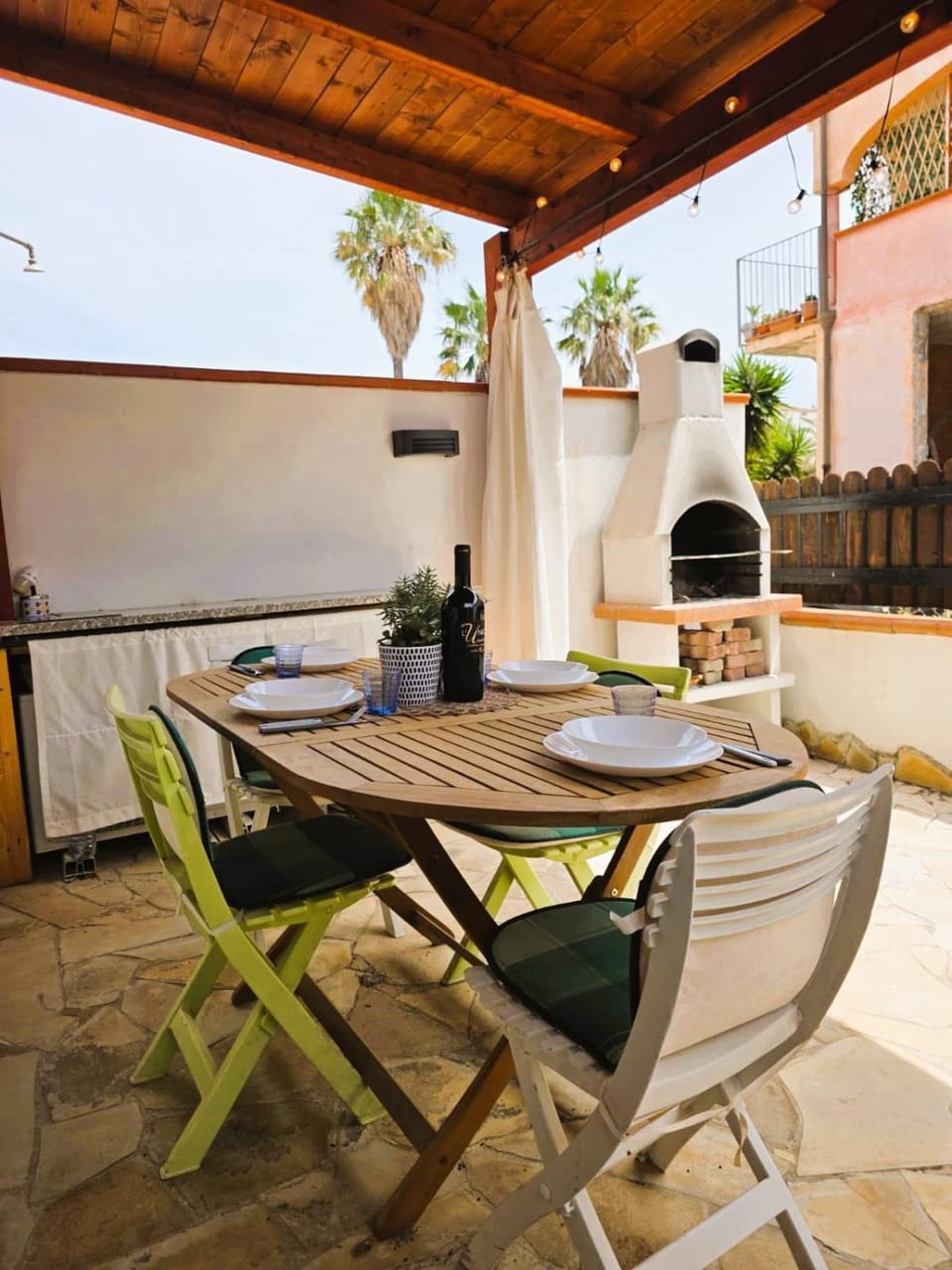 Patio, BBQ facilities, Dining area