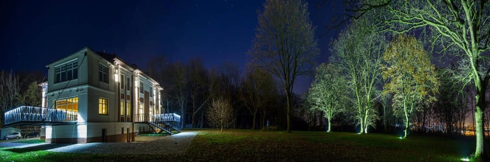Night, Garden, Garden view