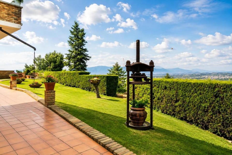 Spring, Day, Natural landscape, Garden, Garden view, Mountain view
