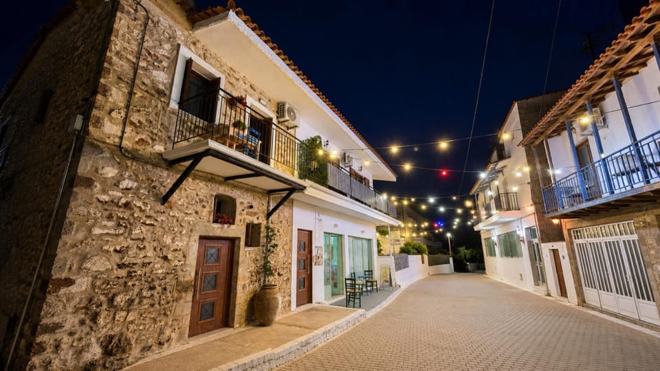 Property building, Night, Neighbourhood, Street view