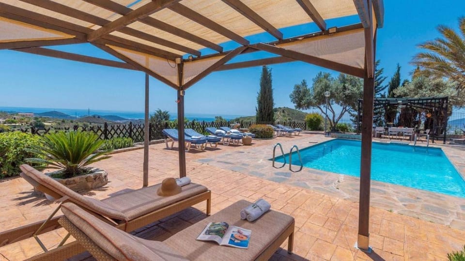 Property building, Living room, Swimming pool