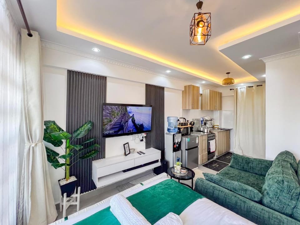 Bright and sunlit studio near CBD with a gym Apartment in Nairobi