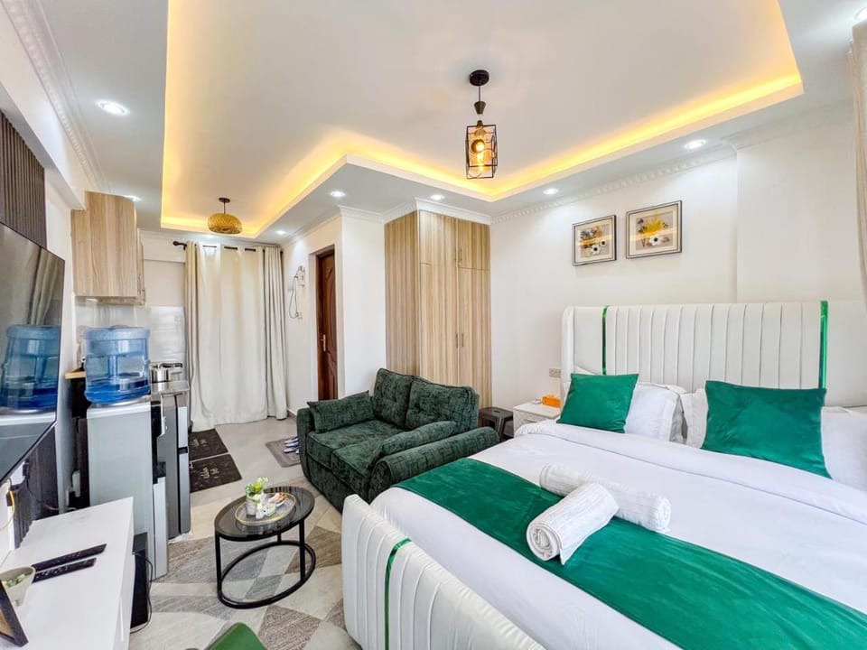 Bright and sunlit studio near CBD with a gym Apartment in Nairobi