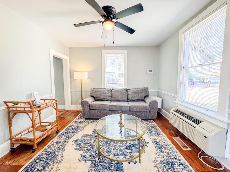 Living room, Seating area, air conditioner