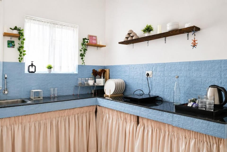 seastheday A cozy AC 2BHK near Varkala cliff Apartment in Varkala