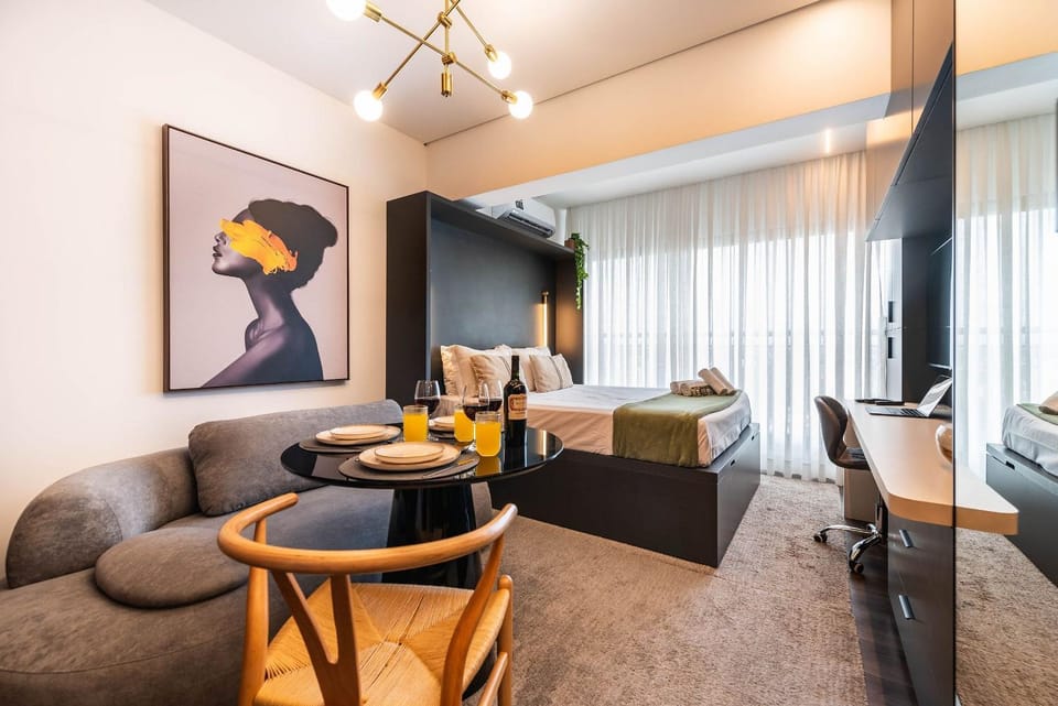 TI/193-Studio 19 Andar Vista Livre Ibirapuera|CASV Apartment in Sao Paulo City