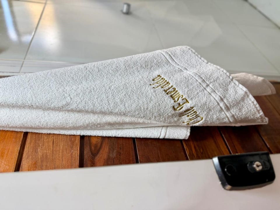 Bathroom, towels