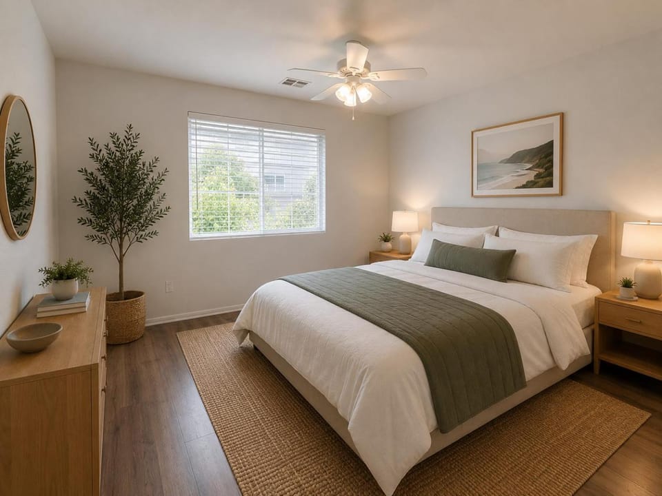 Bed, Bedroom