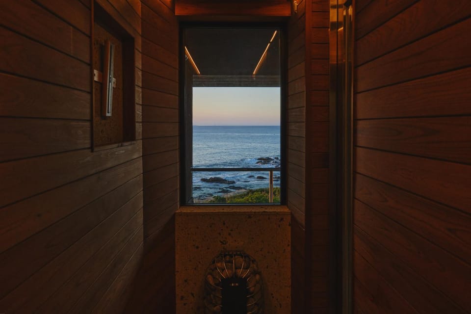 Sauna, Sea view