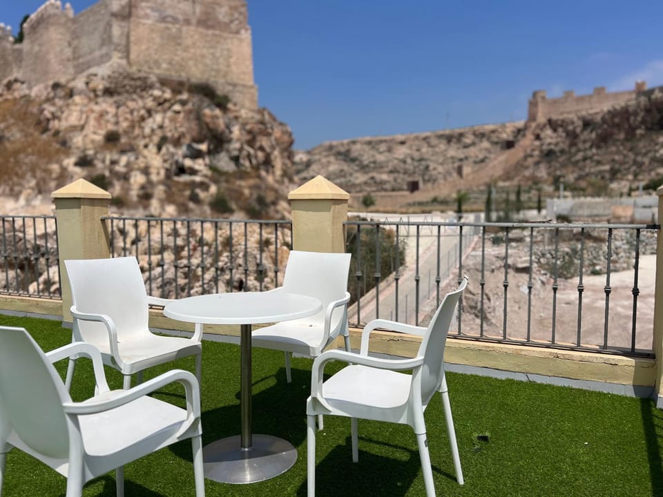 Natural landscape, Balcony/Terrace, Mountain view