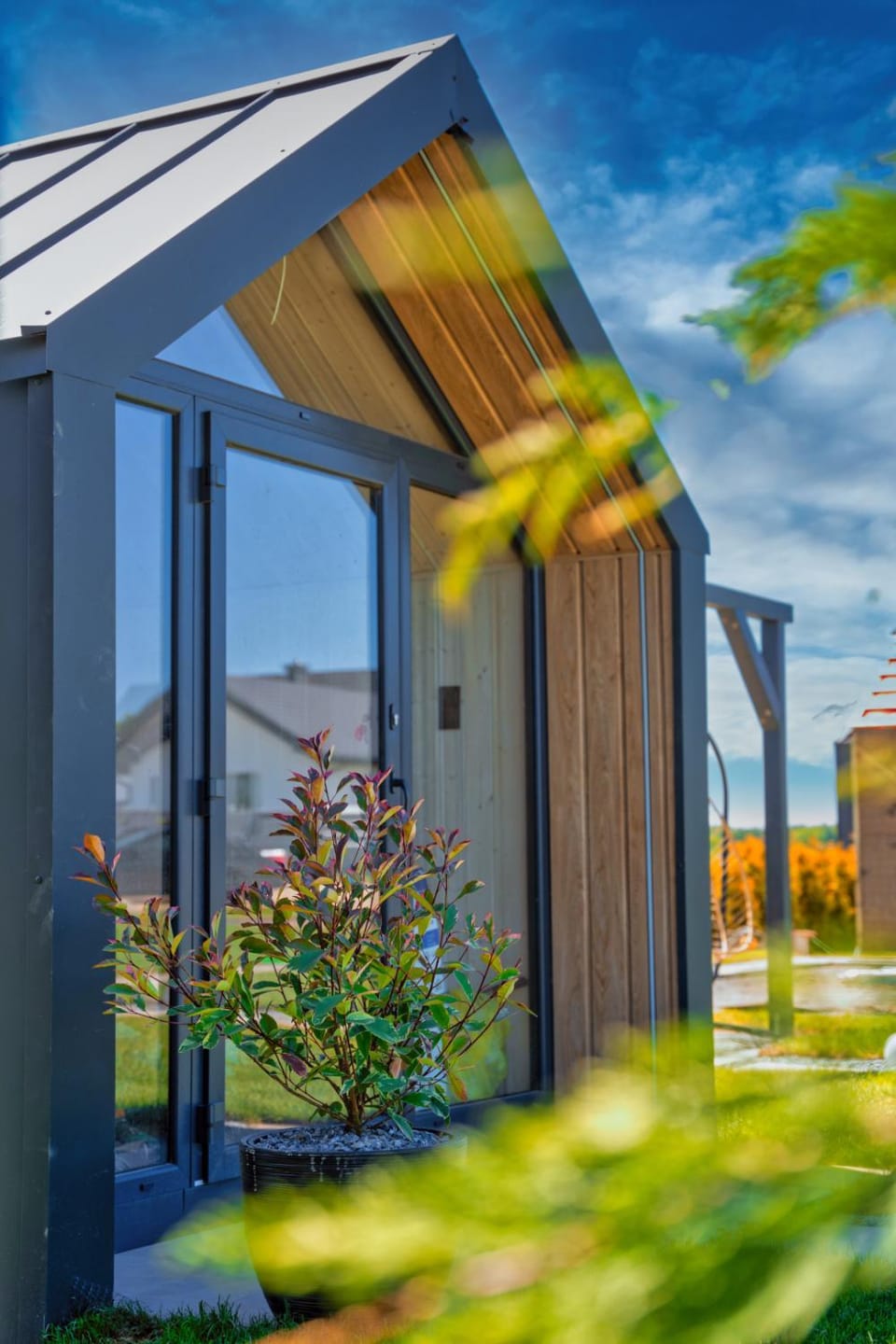 Property building, Garden view