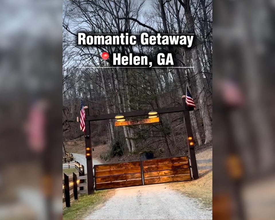 Luxury Treehouse Retreat with Hot Tub Near Downtown Helen, Georgia House in Helen