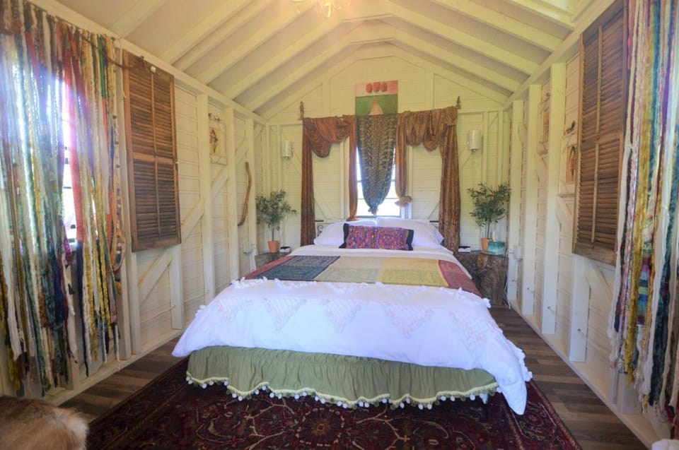 Serene Glamping Cabin with Luxury Bedding Near Finger Lakes in Ithaca, New York Cabin in Finger Lakes